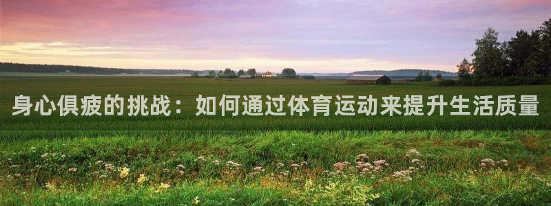 3377体育官网下载平台是正规平台吗安全吗：身心俱疲的挑战：