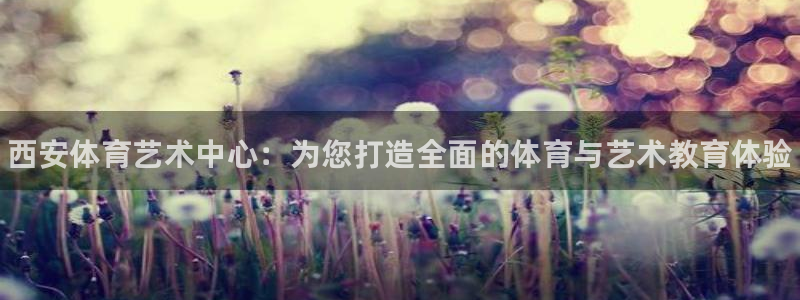 3377体育官方正版app集团官网网址：西安体育艺术中心：为